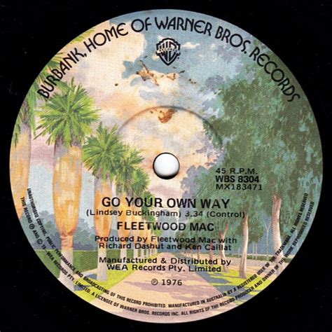 Fleetwood Mac - Go Your Own Way (1976, Vinyl) | Discogs