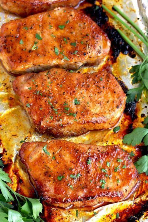 Juicy Oven Baked Pork Chops - Lemon Blossoms | Recipe | Juicy pork recipes, Pork chop recipes ...