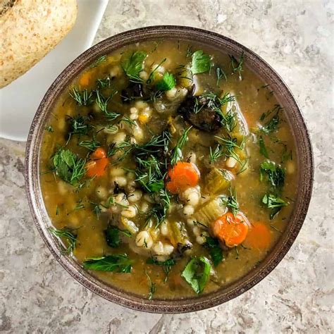 Mushroom and Barley Soup - Yay Kosher Delicious and Filling