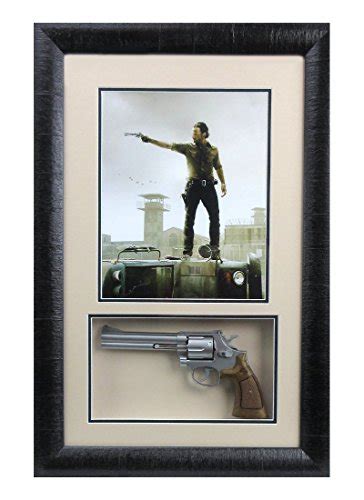 The Walking Dead Framed Rick Grimes Colt Revolver Replica Prop – Radtke ...