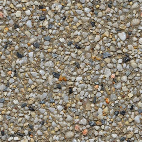 Exposed aggregate PBR texture seamless 21772