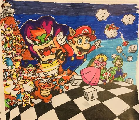 (Old Drawing) Super Mario Bros. 3 by Jalestar on Newgrounds