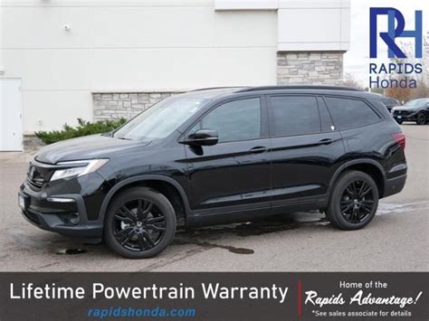 Pre-Owned 2022 Honda Pilot Black Edition SUV in Coon Rapids #RE027660A | Rapids Honda