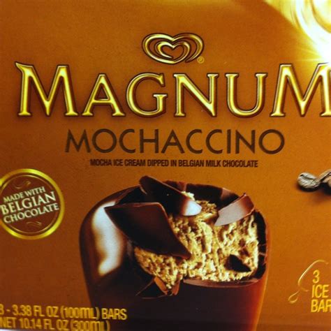 Magnum Mochaccino Ice Cream Bars | Magnum ice cream, Icecream bar, Cream dip