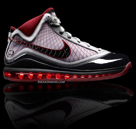 Nike Air Max LeBron VII - White - Black - Red - SneakerNews.com