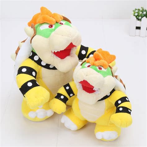 17 22cm Super Mario Bros Bowser Plush Figure Soft stuffed Doll new Super Mario toy-in Movies ...