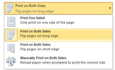 Double Sided Printing Long Edge vs Short Edge | Ycsoftware.net