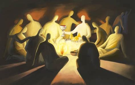 Last Supper Modern Painting at PaintingValley.com | Explore collection ...