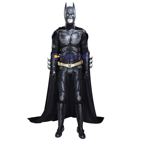 The Dark Knight Rises Batman Cosplay Costumes Artificial Leather Suit ...