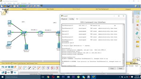 how to show ip address in cisco packet tracer