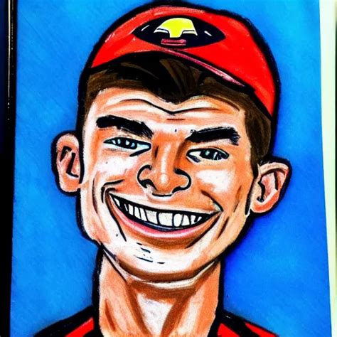 a badly drawn picture of max verstappen, caricature, | Stable Diffusion ...