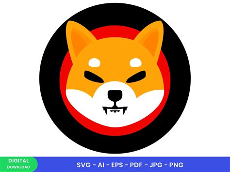 Shiba Inu Logo, Shiba Inu SVG, Shiba Meme Coin, Shiba Inu Transparent ...