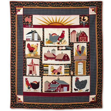 Poultry Manor - Frances Abell Brand Quilts - Barn Quilts