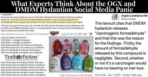 does dmdm hydantoin cause hair loss – Truth or Fiction?