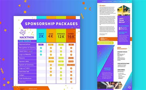 Sponsorship Deck Templates