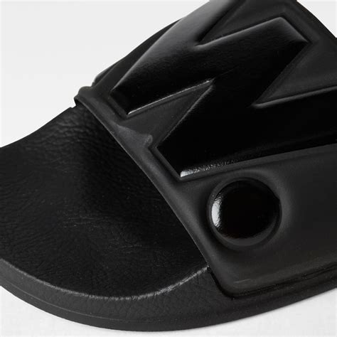 Buy > g star raw slides black > in stock