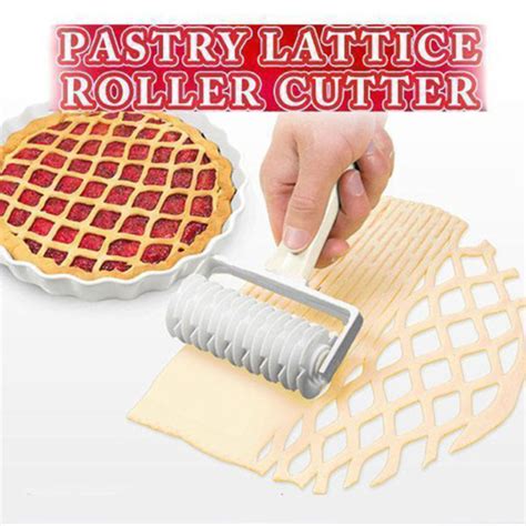 Creative Baking Tools Plastic Mesh Cutter Pizza Roller Dough Roller Cutter | Lazada PH