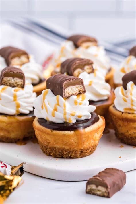 Mini Twix Cheesecakes - My Incredible Recipes