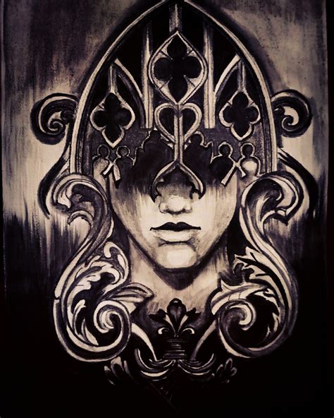 Gothic, Painting by Daina | Artmajeur