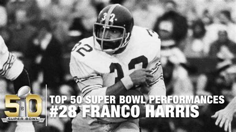 #28: Franco Harris Super Bowl IX Highlights | Top 50 Super Bowl ...