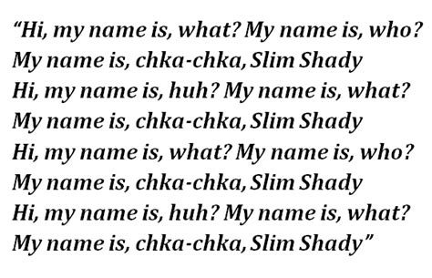 "My Name Is" by Eminem - Song Meanings and Facts