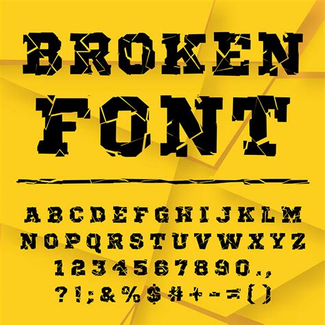 Download Broken font | fontsme.com