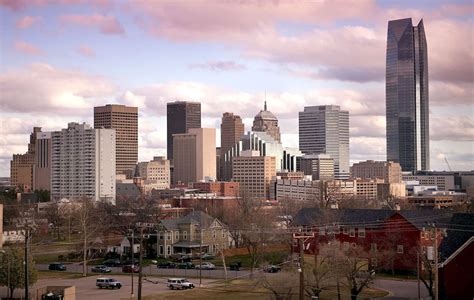 Oklahoma City skyline | Downtown okc, City skyline, Skyline