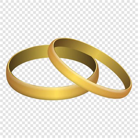 Gold Wedding Rings Isolated 3440917 Vector Art at Vecteezy