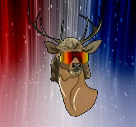 Red, White & Blue - Deer Mullet ARMY in 2021 | Cute wallpapers, Deer ...