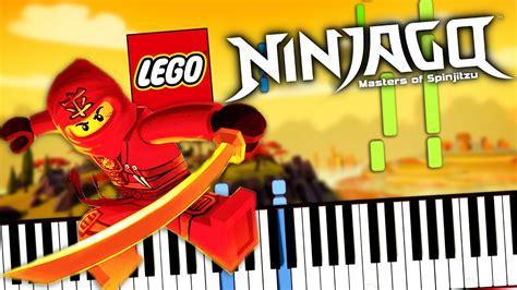 LEGO Ninjago - Theme Song (The Fold - The Weekend Whip) Piano Cover (Sheet Music + midi ...