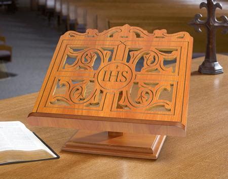 IHS Wooden Bible Stand (15 inch x 14 inch) - Christianbook.com