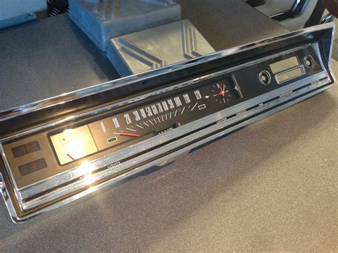 Just Dashes Production Center: 1966 Ford Fairlane Instrument Cluster and Plastic Chrome Restoration