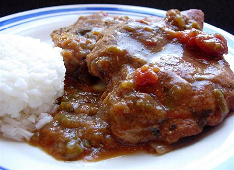 Creole Pork Chop Piquante ~ Drick's Rambling Cafe