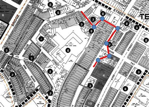 Map depiction of Route 1 (blueprint of area obtained from URA ...