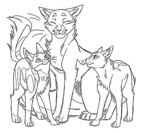 Warrior Cats Bluestar Coloring Pages