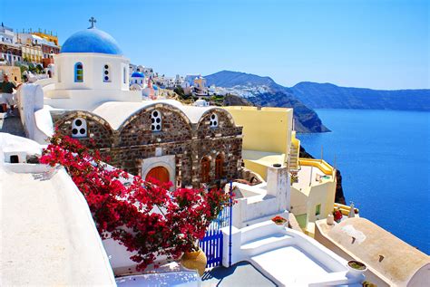 Santorini Greece Wallpapers - Top Free Santorini Greece Backgrounds - WallpaperAccess