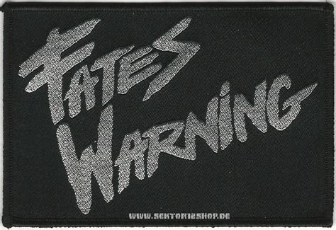 Fates Warning Patch "Silver Logo" - SEKTOR 12 SHOP