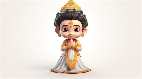 Premium AI Image | Sita ramayana cartoon character isolated white ...