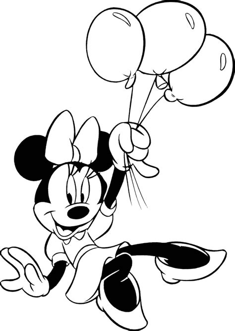 Minnie Mouse Coloring Pages | Free download on ClipArtMag