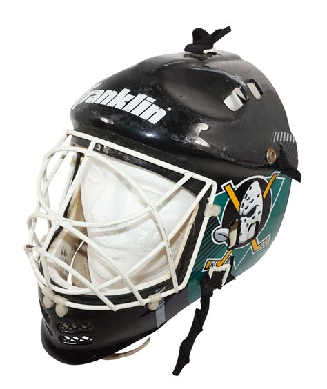 ANAHEIM MIGHTY DUCKS CLASSIC LOGO NHL FRANKLIN HOCKEY STREET MASK ...