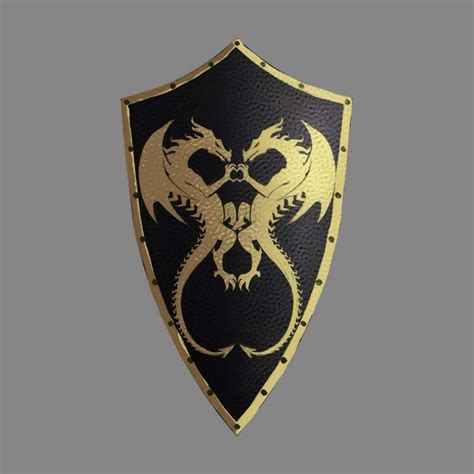 Gold Dragon Crest Logo - LogoDix