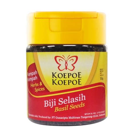 Jual Biji Selasih 50gr - Jakarta Utara - Koepoe-Koepoe Store | Tokopedia