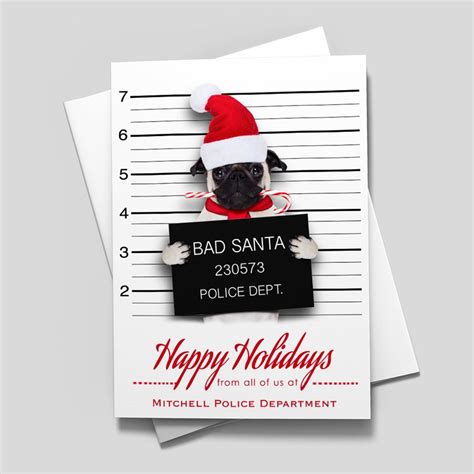 Bad Santa - Christmas Greeting Cards by CardsDirect