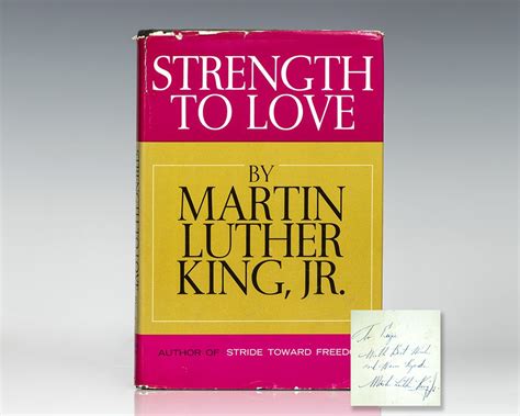 Strength to Love Martin Luther King Signed First Edition