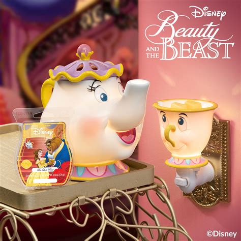 Chip & Mrs Potts Scentsy Warmers - Beauty & The Beast