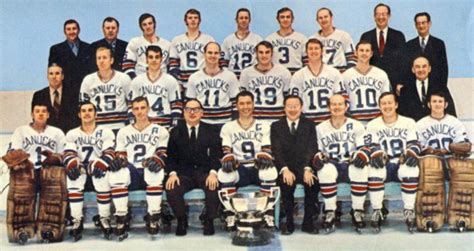 Vancouver Canucks 1970 Lester Patrick Cup Champions - Western Hockey ...