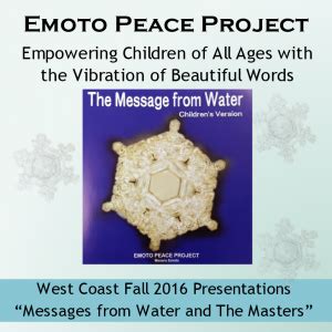 Emoto Peace Project - The Message from Water Presentation - ThurstonTalk