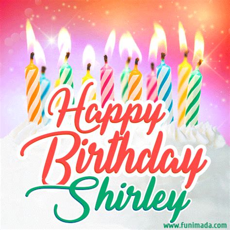 Happy Birthday Shirley GIFs - Download on Funimada.com