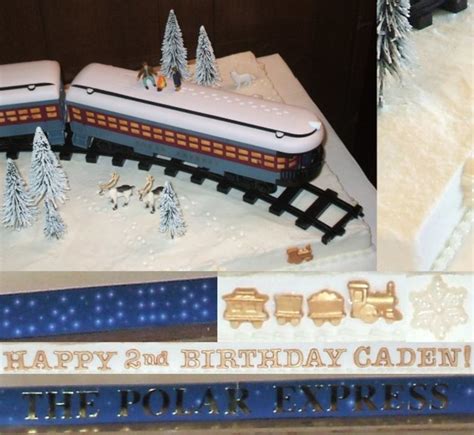 Caden's Polar Express - CakeCentral.com