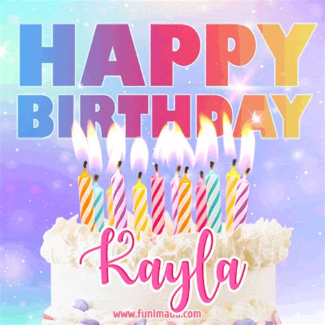 Happy Birthday Kayla GIFs - Download on Funimada.com